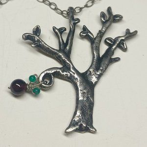 Forbidden Fruit Tree Necklace